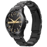 Armani Exchange Men’s Quartz Black Stainless Steel Black Dial 46mm Watch AX2413